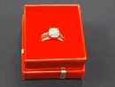 10K Yellow Gold Diamond Ring Size 7 5g