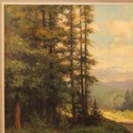 Robert William Wood Summer Landscape Oil Painting