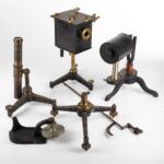 Group of Cast Iron & Brass Scientific Apparatus 19th/20th Century