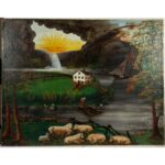 Henry Church Jr. Saylors Home Oil Painting