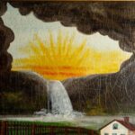 Henry Church Jr. Saylors Home Oil Painting