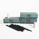 3 Arc Carbon Micro Projectors 20th Century
