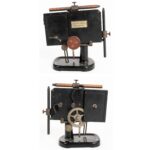 3 Arc Carbon Micro Projectors 20th Century