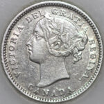 1883-H Canadian 10 Cents 80% Silver Coin