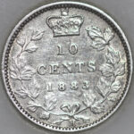 1883-H Canadian 10 Cents 80% Silver Coin