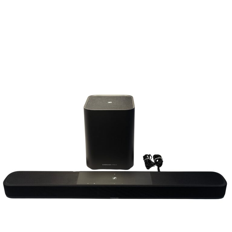 Sennheiser AMBEO SB02M Soundbar with SW02 Subwoofer Black