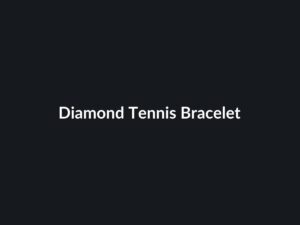Diamond Tennis Bracelet
